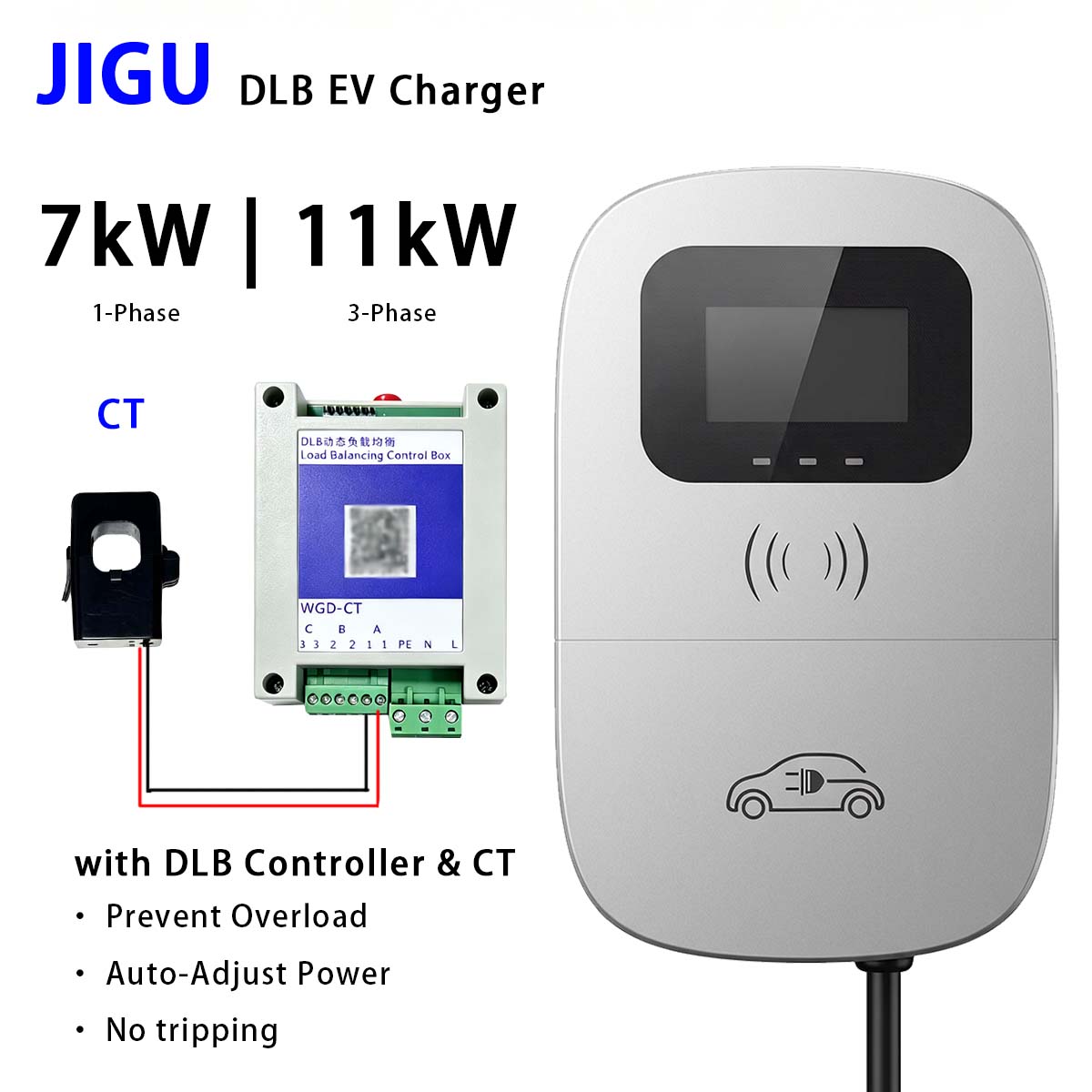 Wallbox Ev - Cargador de Vehículos Eléctricos JIGU con