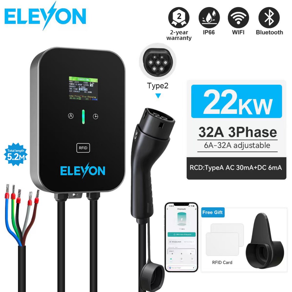 Wallbox Ev - Estación de Carga ELEVON EV 22KW