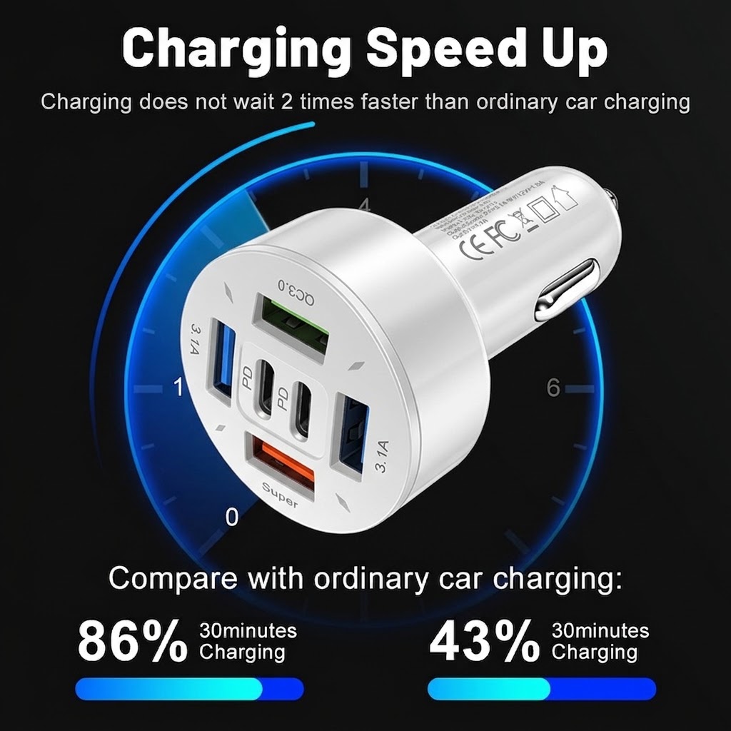 Cargador de coche súper rápido - Ev Charger reseña y precio