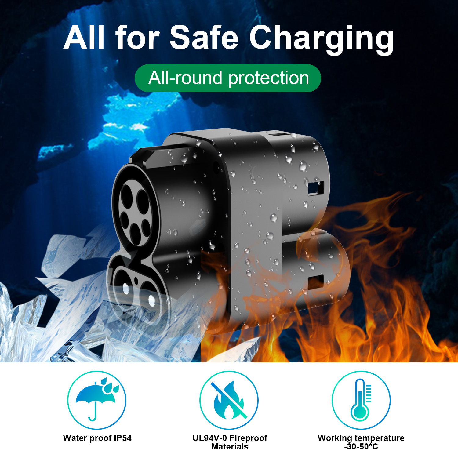 Adaptador de Carga Isigma, CCS - Ccs2 To Ccs1 Fast Charge Adapter 250Kw reseña y precio