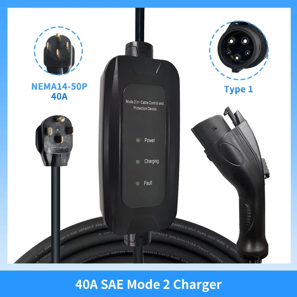 Estación de Carga Portátil de  - Portable Ev Charger reseña y precio
