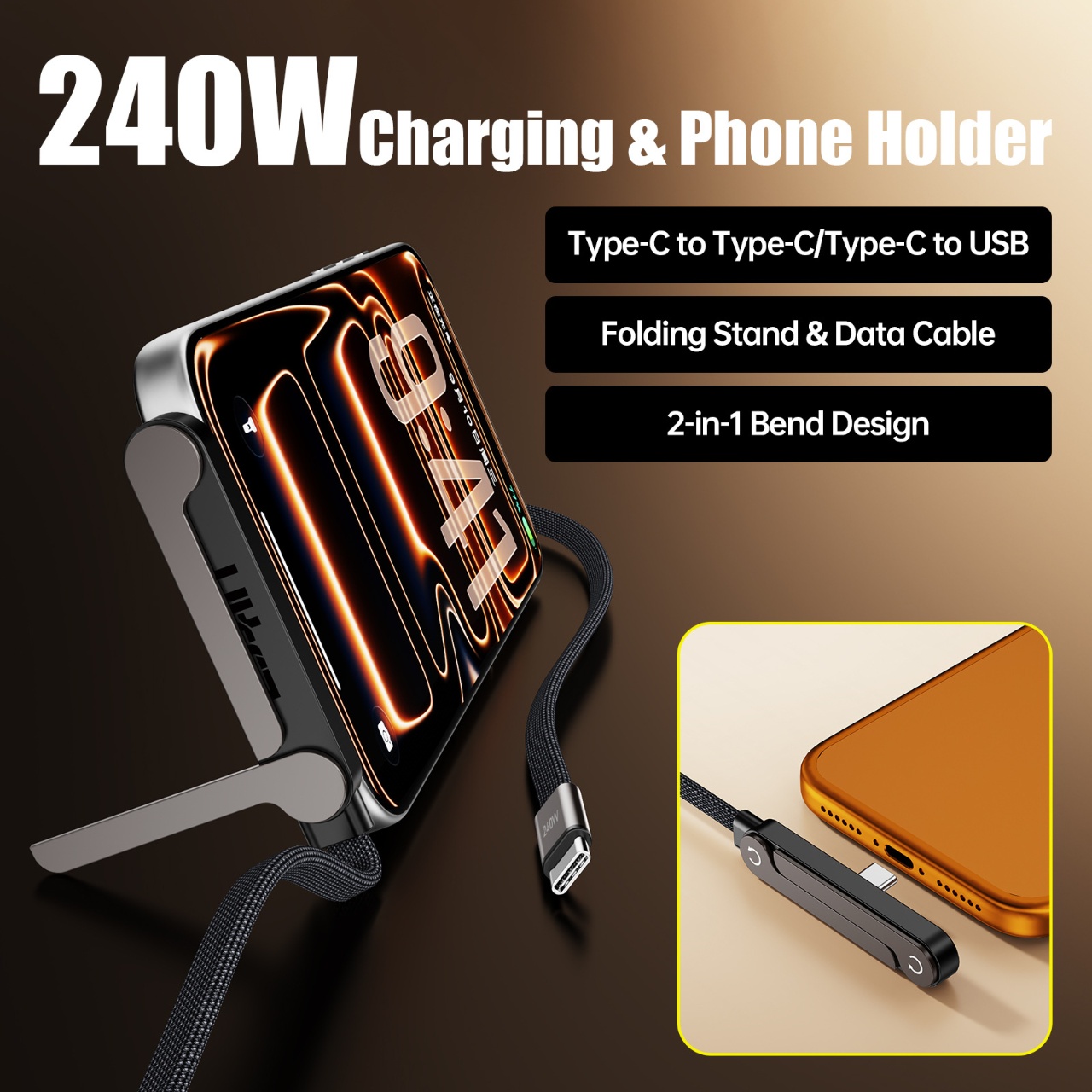 Cable de Carga Rápida PD de 24 - Ev Charger reseña y precio